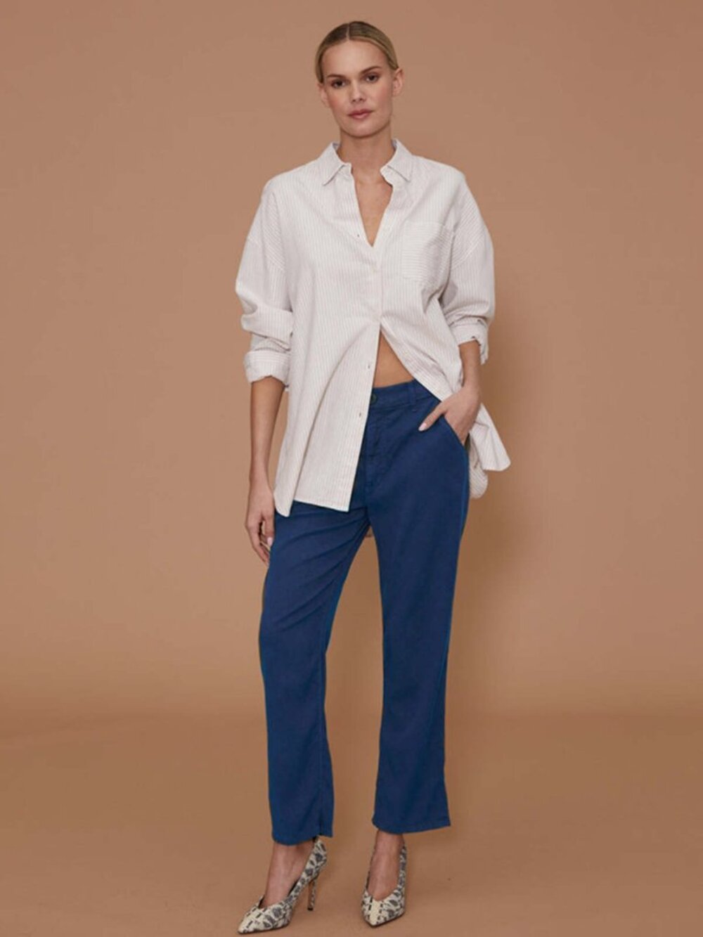 Le Jean Sloane Slim Trouser